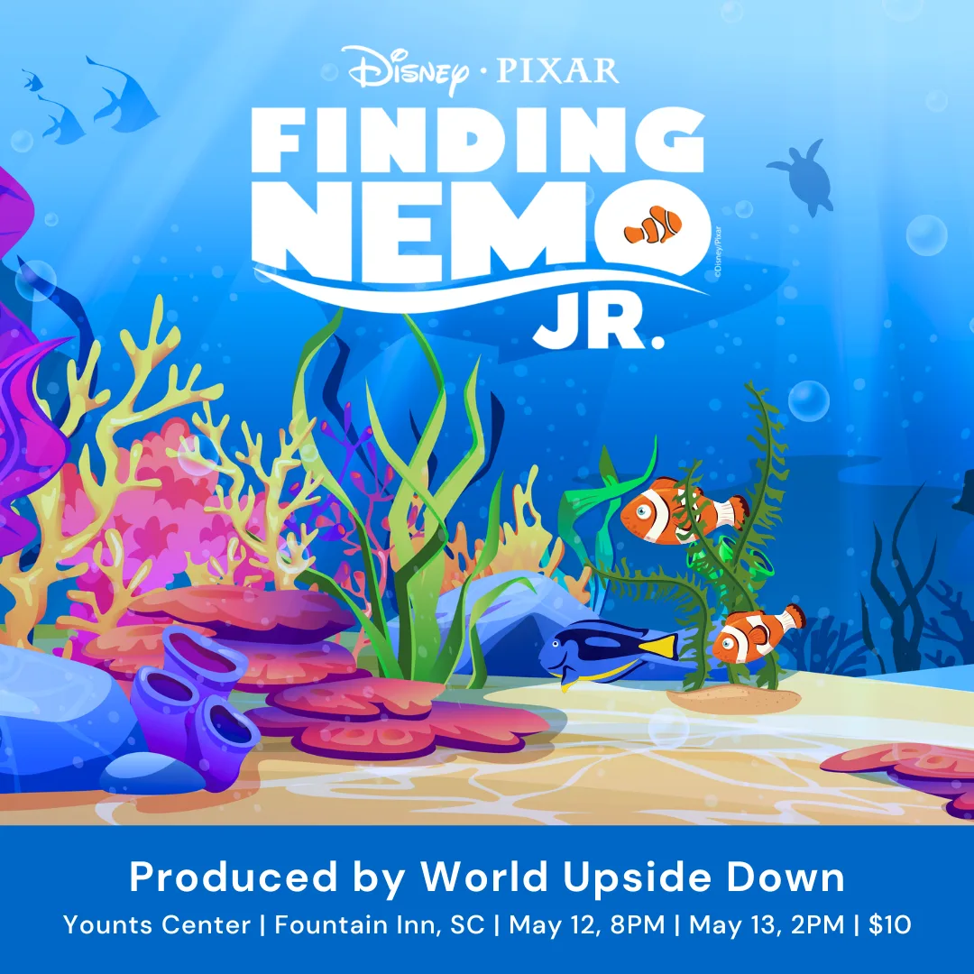 Finding Nemo Jr. a production of World Upside Down in Greenville, SC